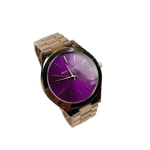 NEW Michael Kors (MK3293) Slim Runway Stainless Steel Watch Womens